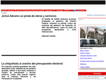 Tablet Screenshot of coahuila.contralinea.com.mx