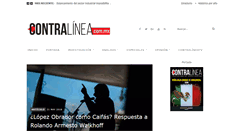 Desktop Screenshot of contralinea.com.mx