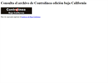 Tablet Screenshot of bcalifornia.contralinea.com.mx